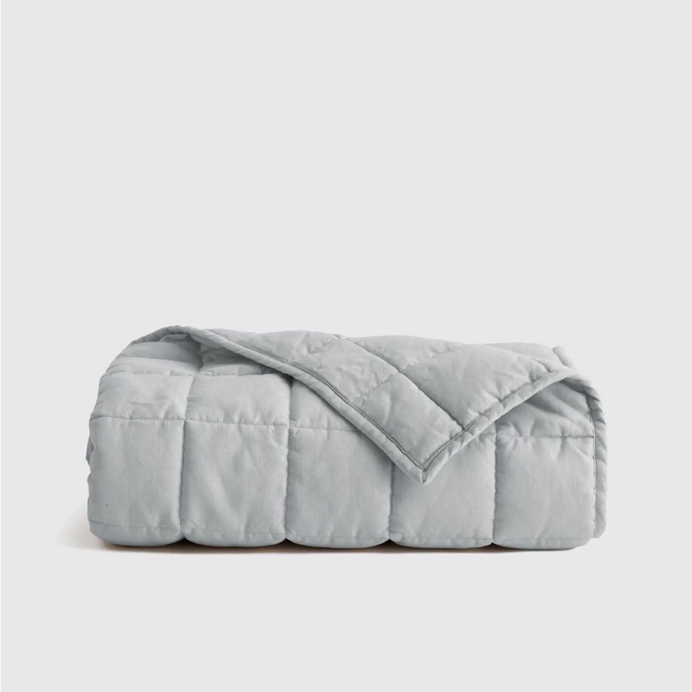 Quince European linen toddler quilt